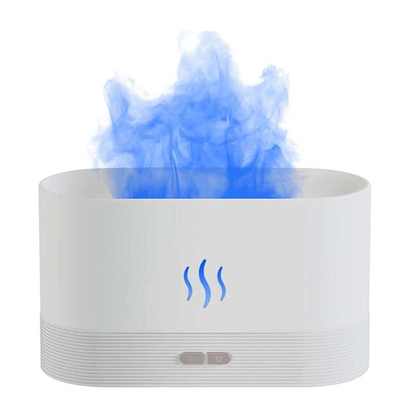 

Aroma Diffuser Air Humidifier Ultrasonic Cool Mist Maker Fogger LED Essential Oil Flame Lamp