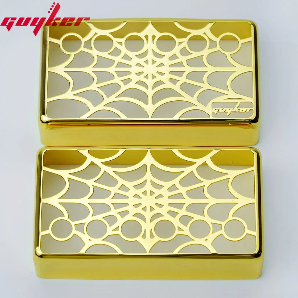 Крышка звукоснимателя Guyker Humbucker Cupronickel 50 мм и 52 с интервалом полюса Spider Web Out Набор