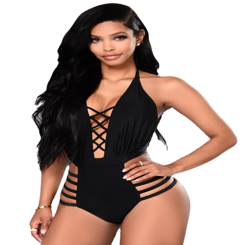 

Sexy Fashion Womens One-piece Bandage Swimsuit Swimwear Push Up Bathing Suit Bikini