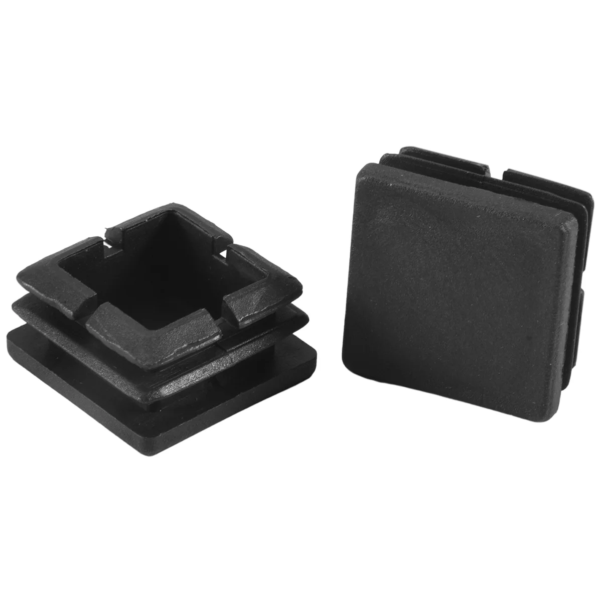 200 шт. 1 дюйм. Квадратная трубка заглушка пластиковые заглушки для труб колпачок