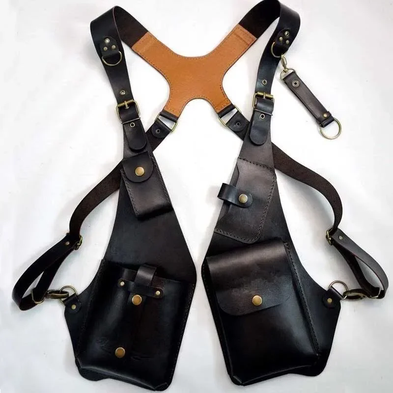 Средневековый кошелек под мышками сумка-кобура на плечо винтажный жилет в стиле