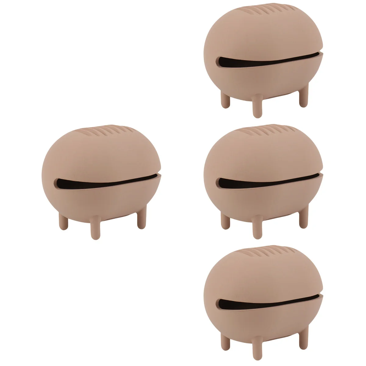 

4pcs Makeup Sponge Holder Makeup Sponge Case Silicone Puff Holder