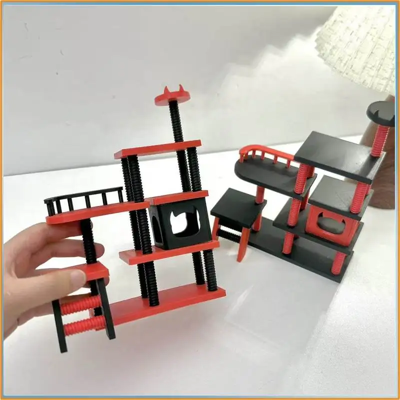4-слойная подставка для милых миниатюрных фигурок, материал PLA, 3D-печать, требуется приобретение клея отдельно для самостоятельной сборки. (art.: 3920dac8a09e8) - 3920dac8a09e8