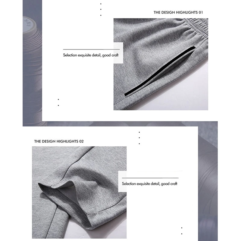 Мужской спортивный костюм из двух предметов повседневная однотонная спортивная