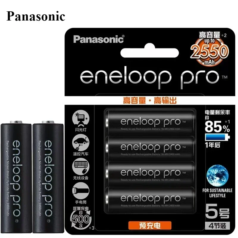 Оригинальный аккумулятор Panasonic Eneloop Pro 950 мАч AAA для игрушечной камеры-фонарика