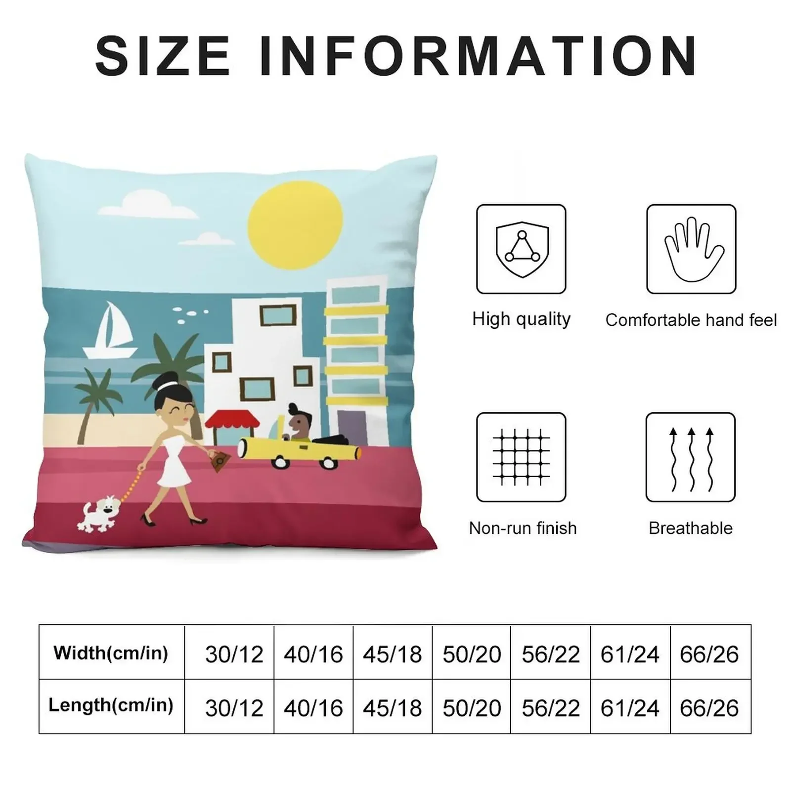 Декоративная подушка I Love Marbella 100% Полиэстер