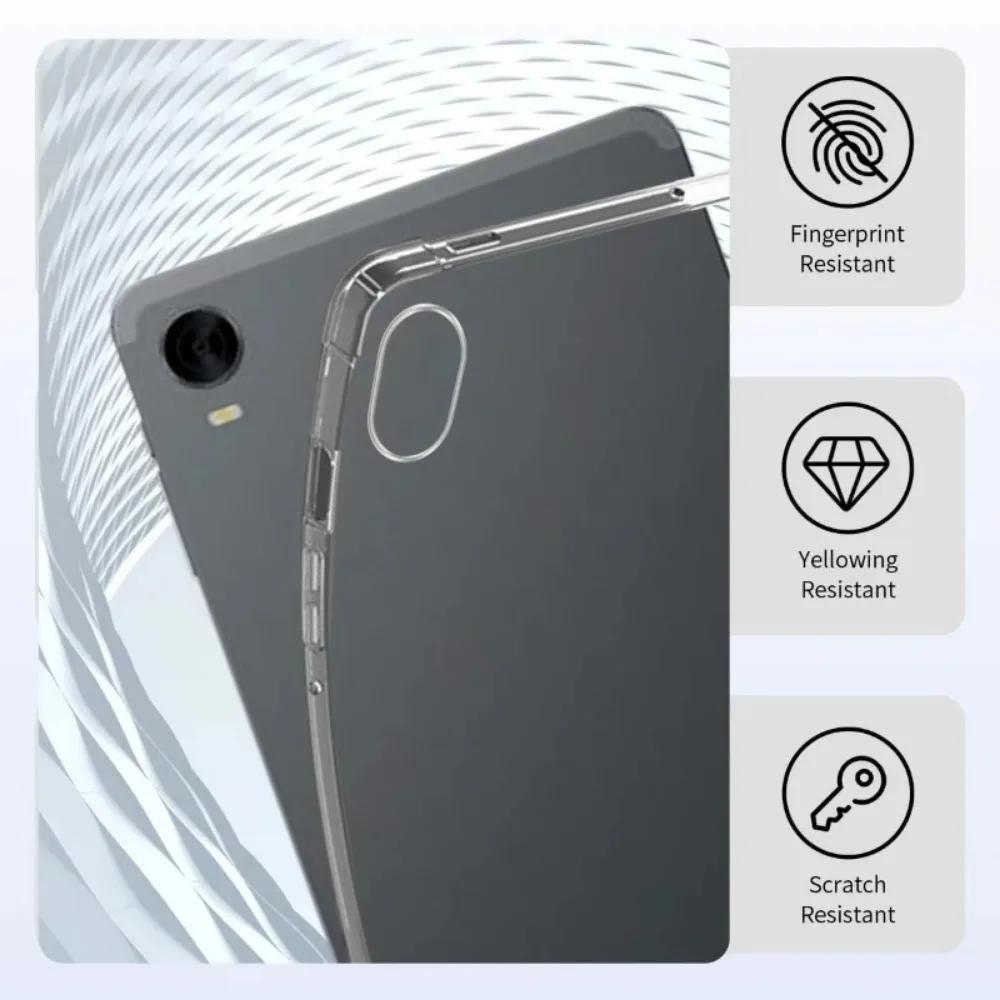 Фото Чехол Funda для Alldocube iPlay 60 Mini Turbo/Pro, чехол 8,4 дюйма, прозрачная задняя крышка из ТПУ для планшетного ПК с 4 противоударными подушками безопасности №3