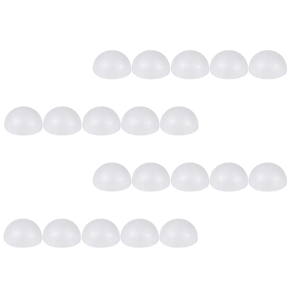 

20 Pcs Ornaments Kids Craft Foam Balls Polystyrene Balls Floral Foam Polystyrene Spheres Flower Foam Block