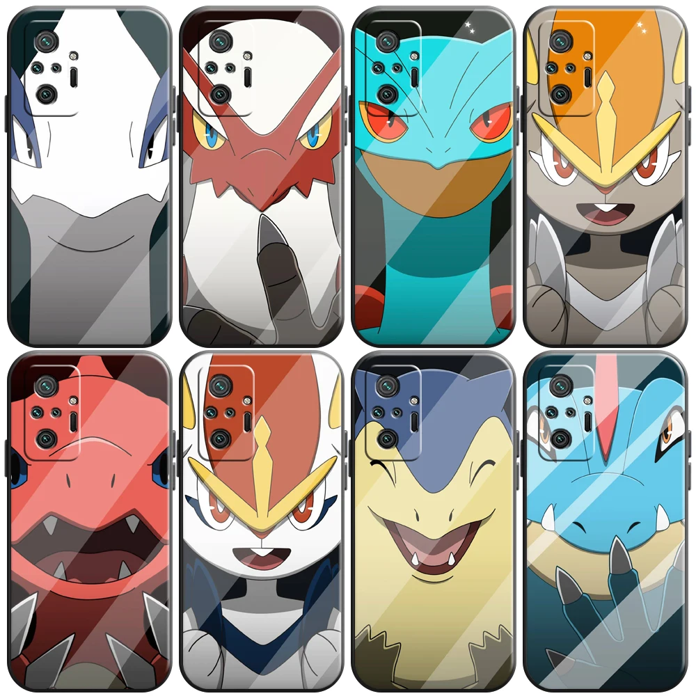 

Pokémon Cute Cartoon Phone Case For Xiaomi Redmi Note 9 9i 9AT 9T 9A 9C 9S 9T 10 10S Pro 5G Silicone Cover Liquid Silicon Back