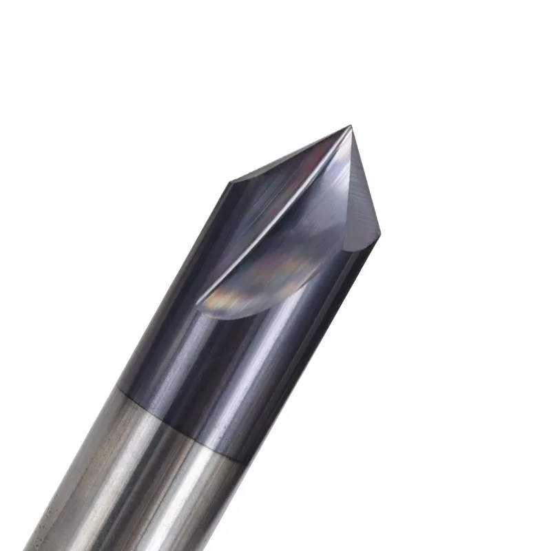 Chamfer Milling Cutter 60 90 120 Degree Carbide Chamfering Mill Deburring Edges V Grove Router Bit 3 Flutes CNC End Mill  images - 6