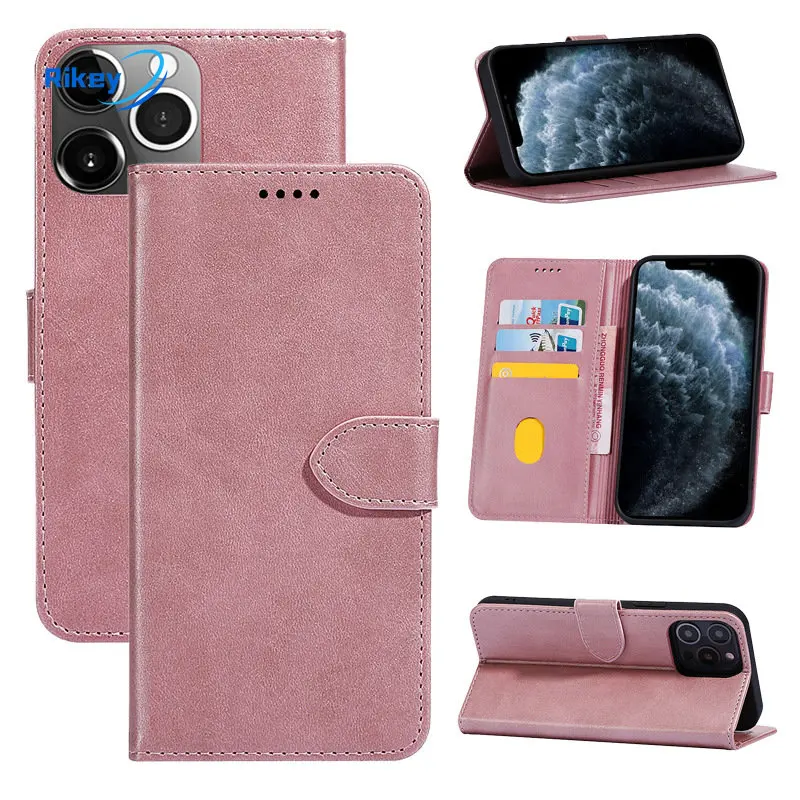 

Rikey For Samsung GalaxyA33 5G mobile phone leather case S22 A03S business protective case hard fasion silica gel