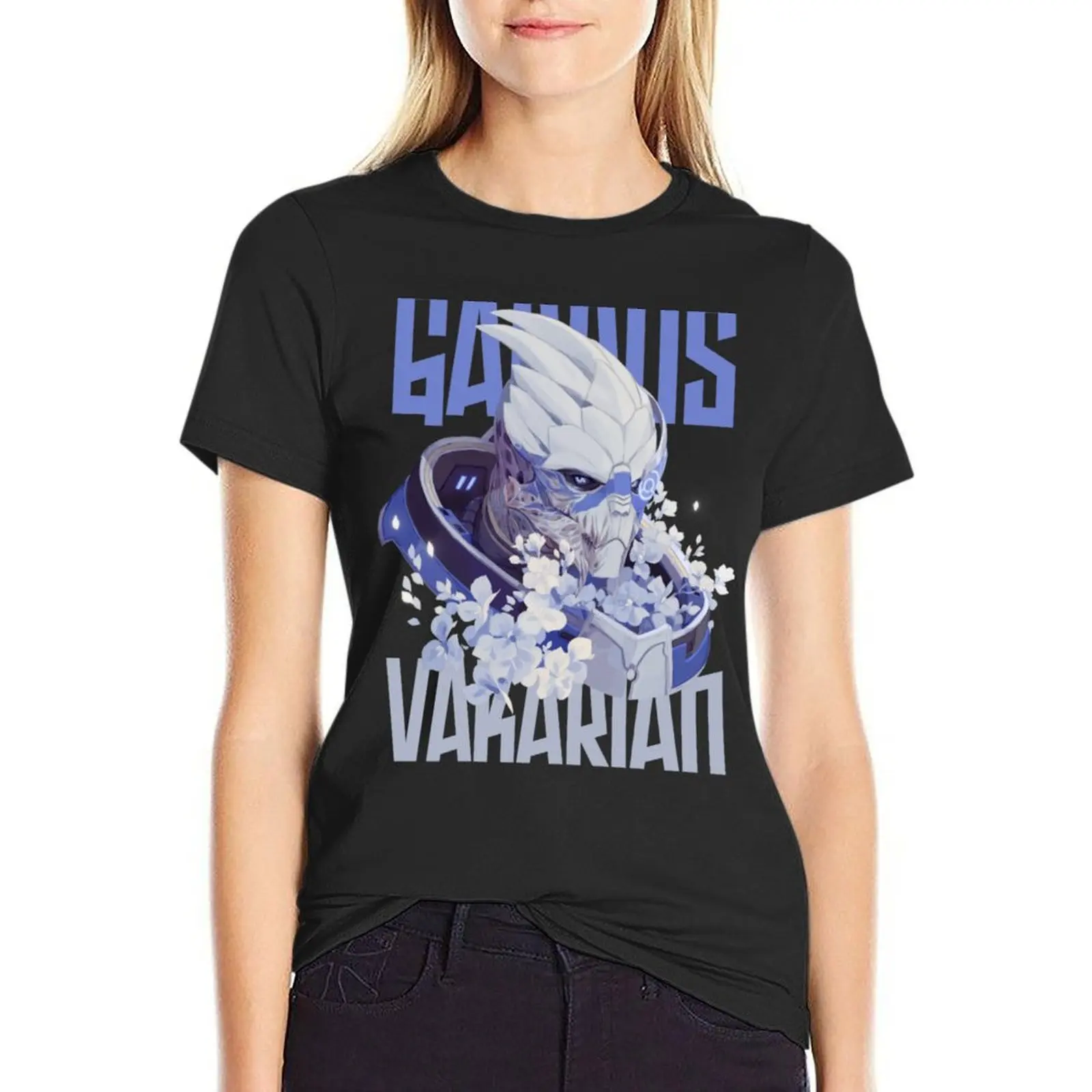 GARRUS vakварианская футболка летние топы Забавные рок-н-ролл футболки для женщин