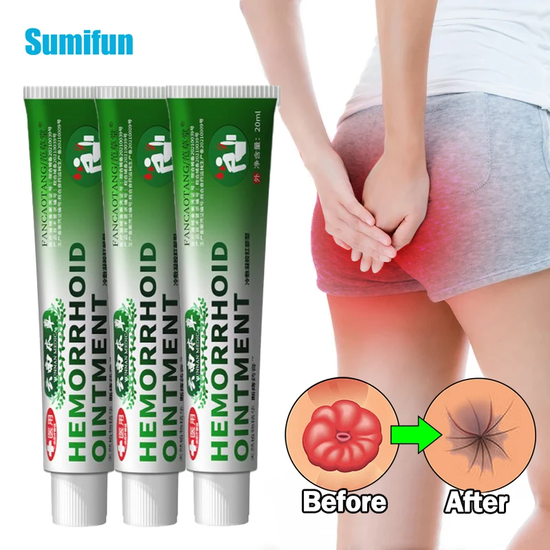 

3 шт., обезболивающая мазь от геморроя