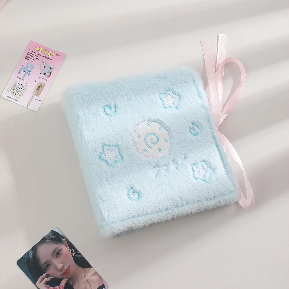 Kawaii A5 A7 плюшевая Kpop Фотокарта книга альбом для карт Idol фото фотоальбом