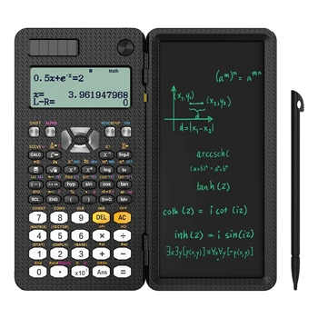 Solar Scientific Calculator with LCD Notepad 417 Functions Professional Portable Foldable Calculator for Students Upgraded 991ES 1