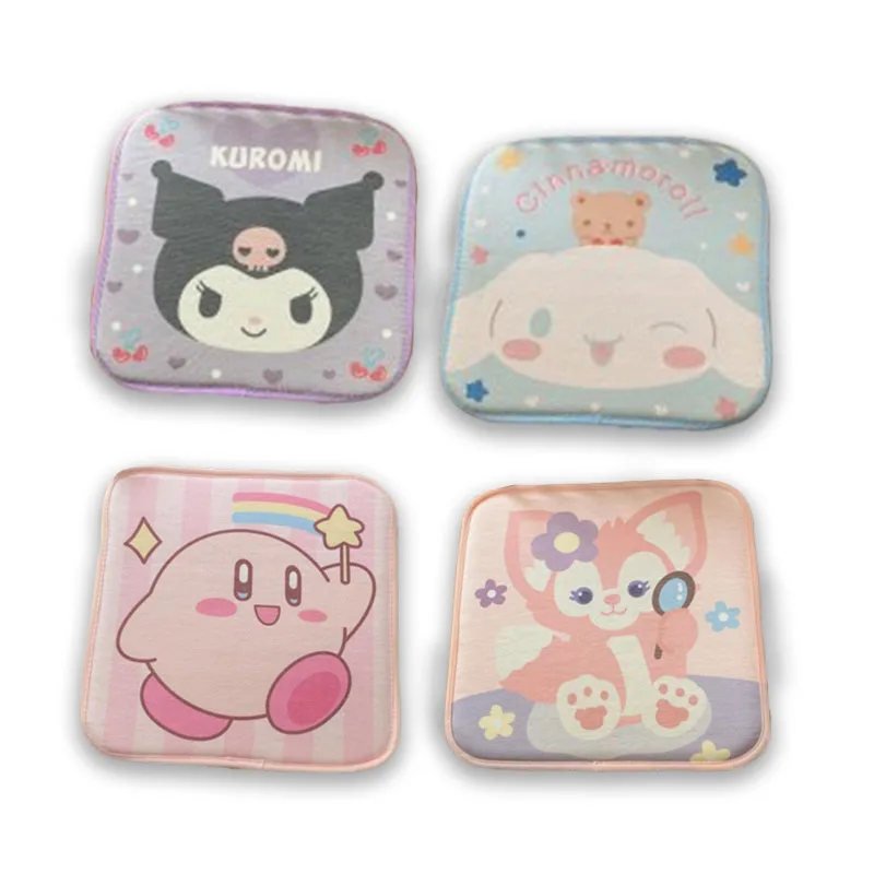 

Sanrioed Kawaii аниме Cinnamorol Onpompurin Kuromi Лето ледяной шелк дышащая подушка сиденья подарок на день рождения Рождественский подарок