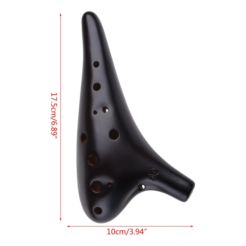 Классическая флейта Tone музыкальные инструменты 12 отверстий окарина тапион