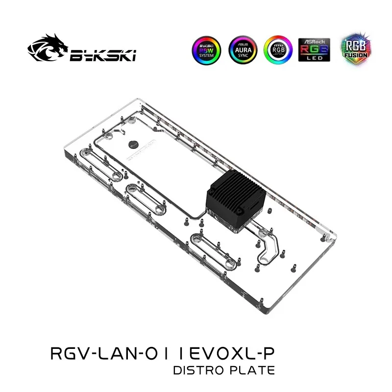 Акриловая пластиковая пластина/доска Bykski для LIAN LI O11D EVO XL ПК чехол/система водяного охлаждения/комбинированный насос DDC/RGV-LAN-O11EVOXL-P