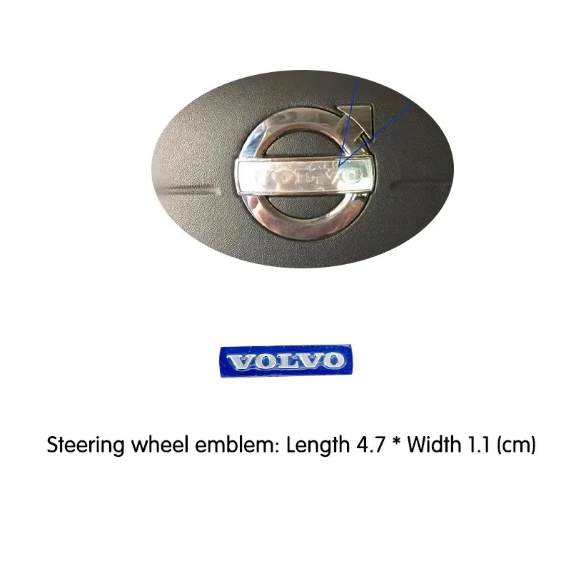 

Передняя решетка автомобиля, наклейка с логотипом на руль, декоративные аксессуары для Volvo Rdesign Polestar AWD V50 S60 XC60 S40 XC40 XC90