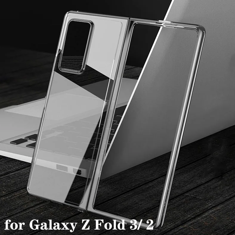 

Защитный чехол для Samsung Galaxy Z Fold 3, 2, противоударный, ТПУ, прозрачный