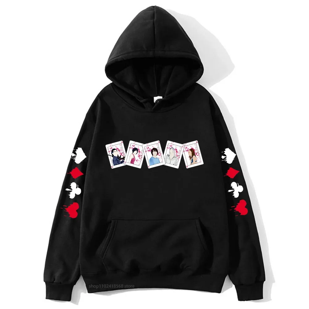 Толстовки с капюшоном Алиса в бордерленде для мужчин и женщин толстовка