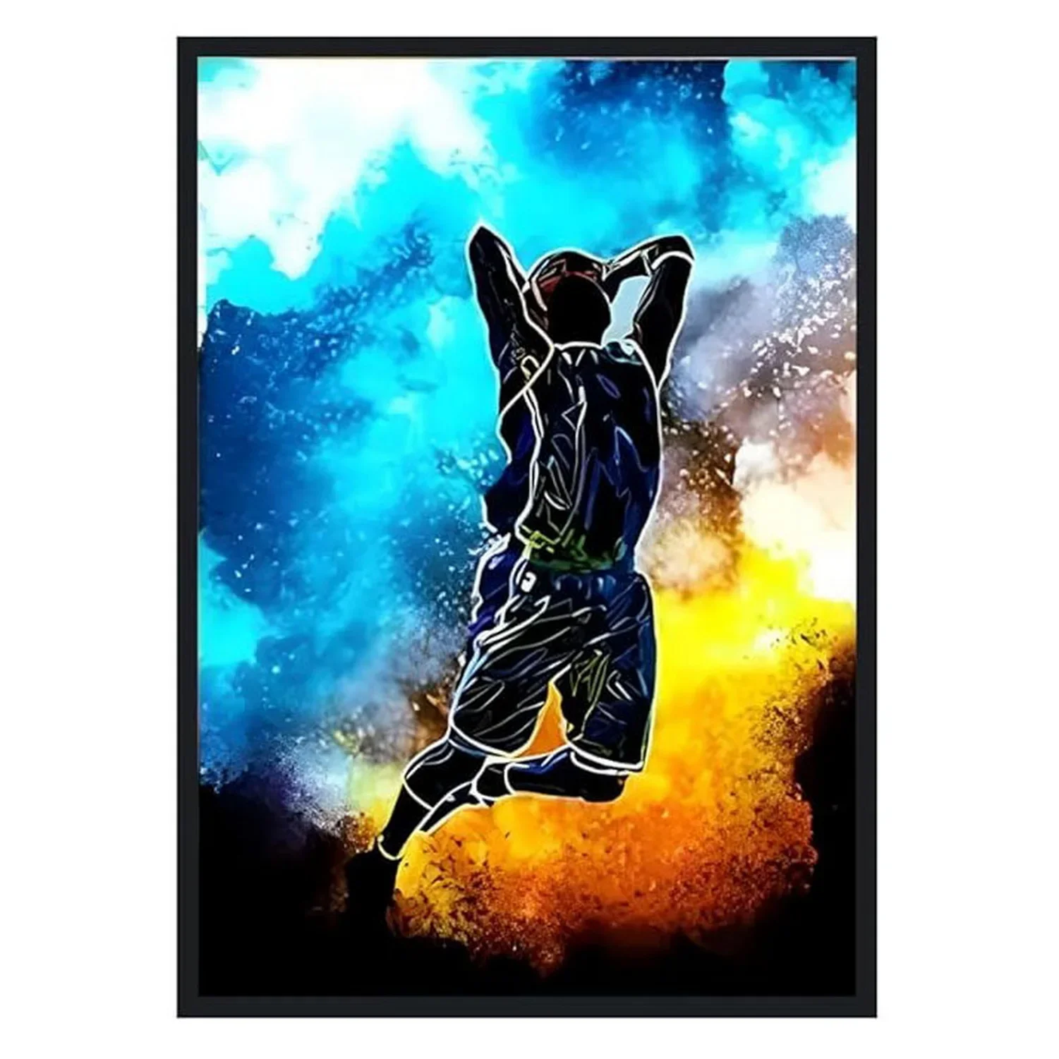 Металлический знак Jinglei для баскетбольной стрельбы украшение на стену планшет