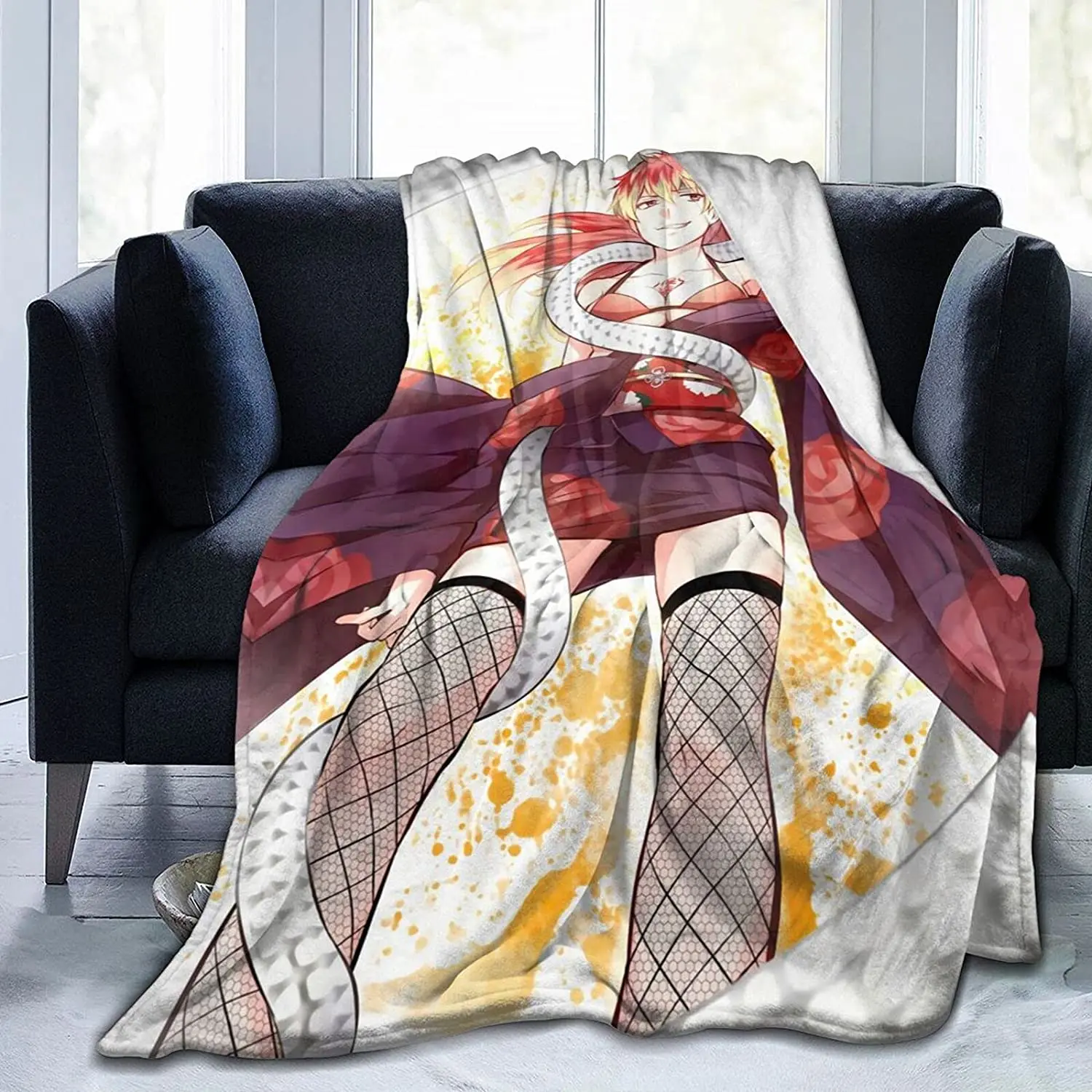 

Kirigakure Shura Fluffy Soft and Comfortable Blanket, Anime Warm Embrace of Sympathy