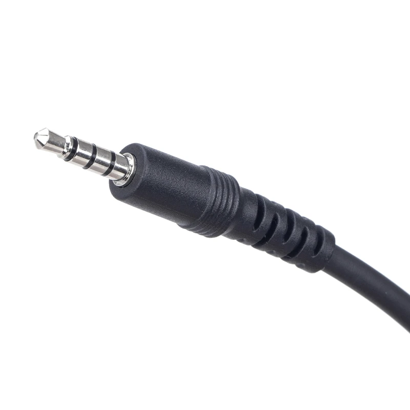 U94 PTT System Adapter Push to Talk Walkie Talkie Adapter for 3.5mm  plug 80cm/31.5in Cables Replacement