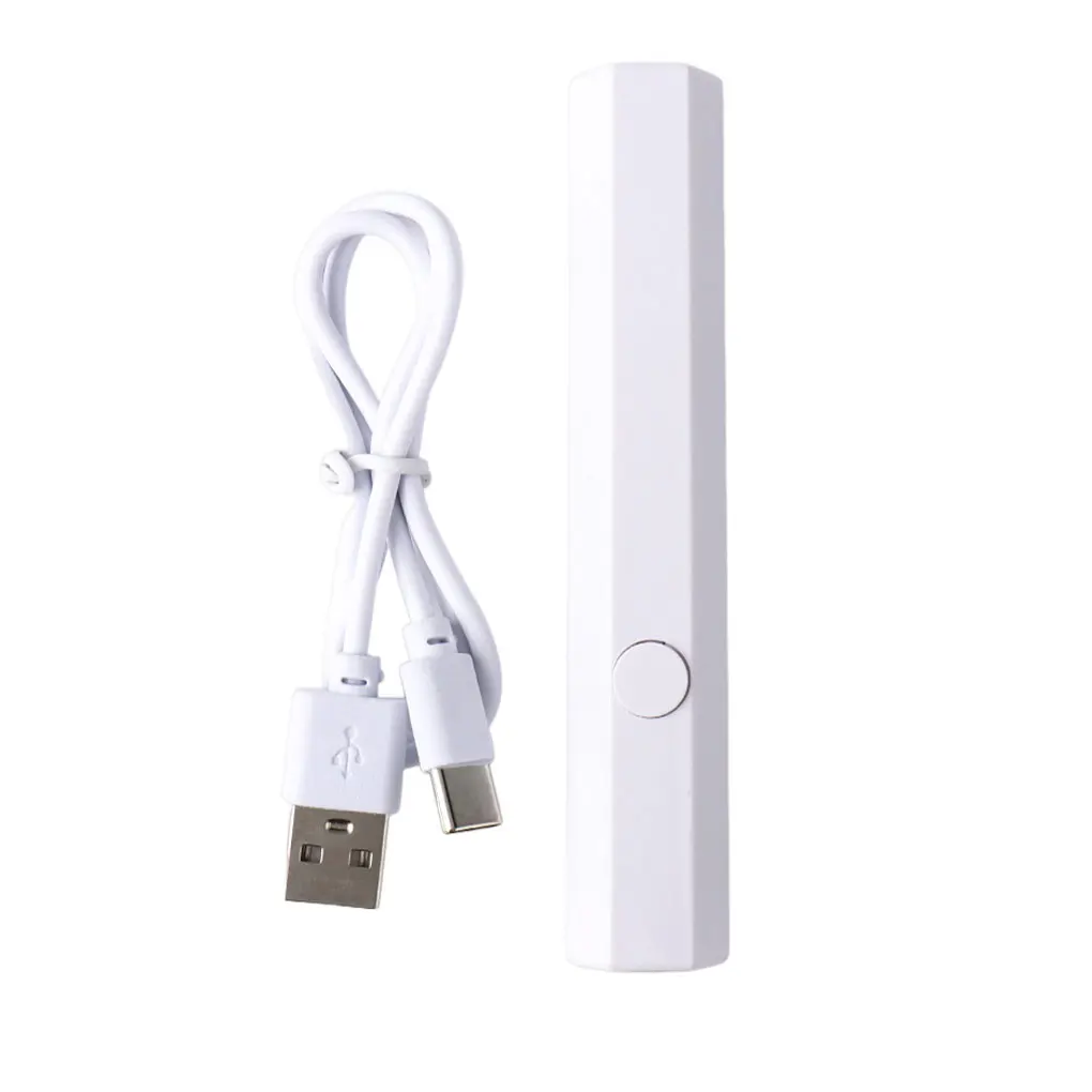 

1/2/3/5 Сушилка для ногтей машина для домашнего инструменты для фототерапии УФ лампа мини фонарик ручка Маникюрный Инструмент гель светильник шестигранный/белый