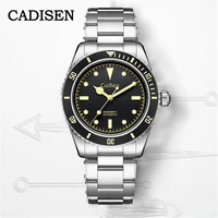 cadisen top brand luxury automatic watch men business sport stainless steel waterproof 200m mens watches nh35 relogio masculino