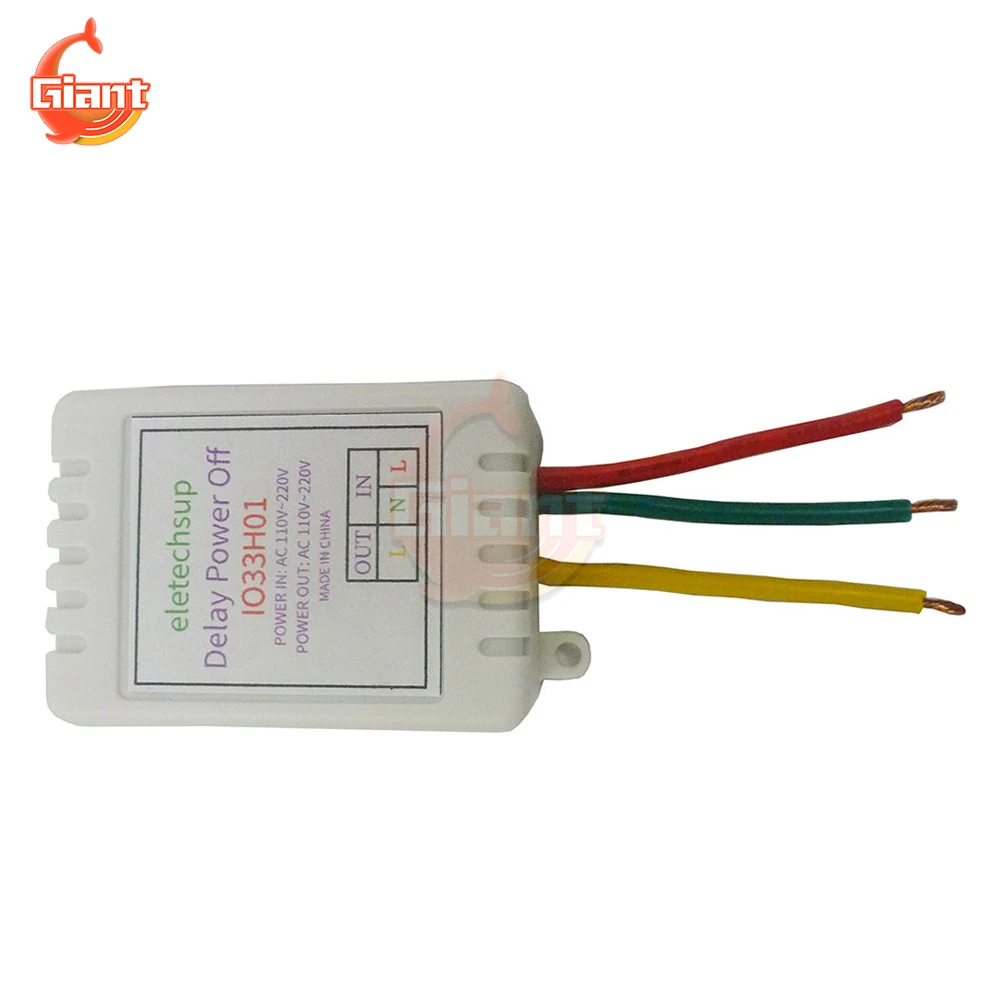 

Реле времени задержки AC100V ~ 220V, реле задержки включения, реле-переключатель, регулируемая задержка отключения, регулятор таймера, реле таймера
