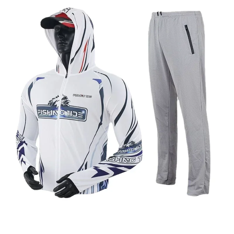 Новая летняя одежда для подледной рыбалки Солнцезащитная мужчин уличной морской