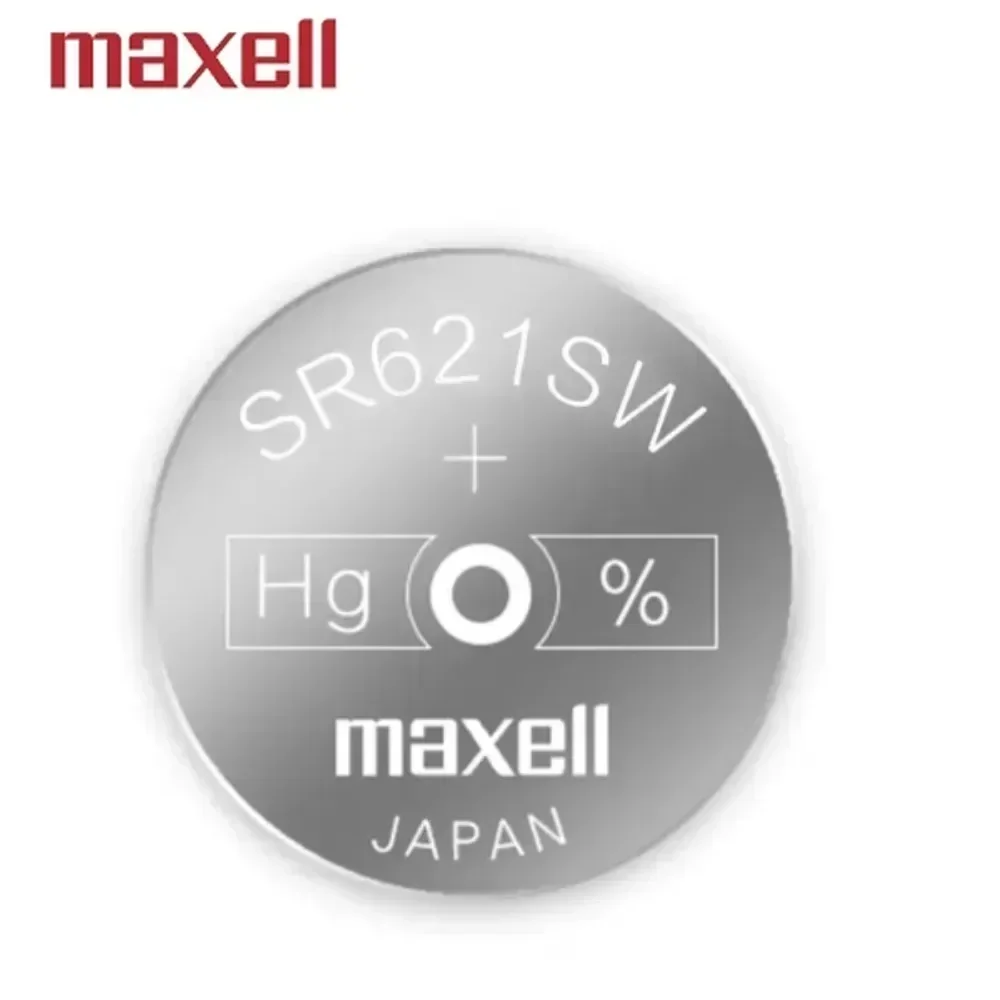 Фото Батарейка-таблетка Maxell AG1 SR621SW из оксида серебра 1.55В LR621 364 CX60 для часов, калькуляторов, игрушек, пультов ДУ, упаковка 5-100 шт. для электроники №4