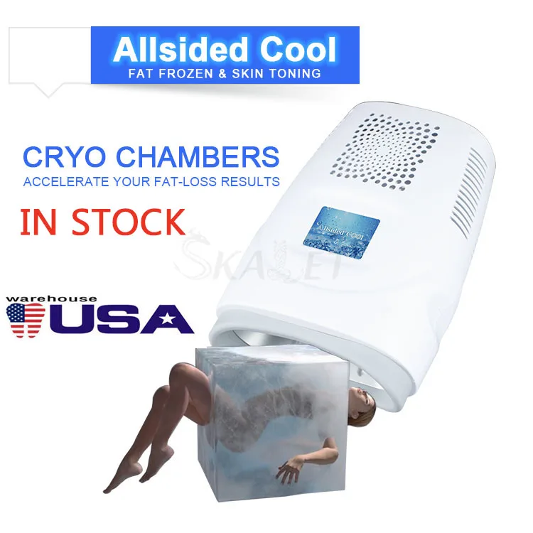 

25-80k RF Cavitation Cooling Lipolysis Vacuum Cryo Fat Cellulite Body Sculpt Weight Loss Machine