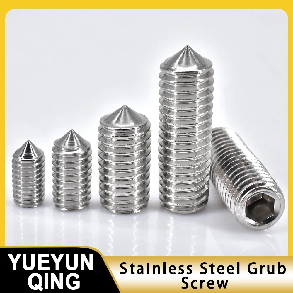 Шестигранные болты M2 304 из нержавеющей стали DIN914 2-30 шт