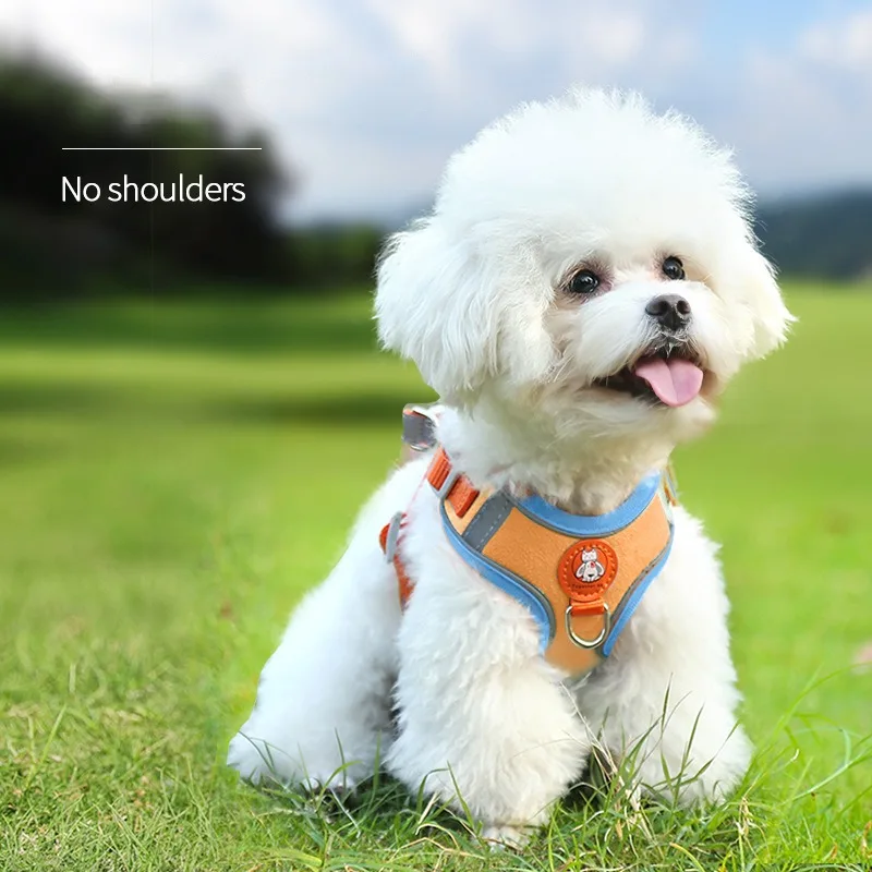 

Adjustable No Pull Pet Reflective Dog Harness Lead Walking Running Leashes Cat Chest Strap Vest Leash