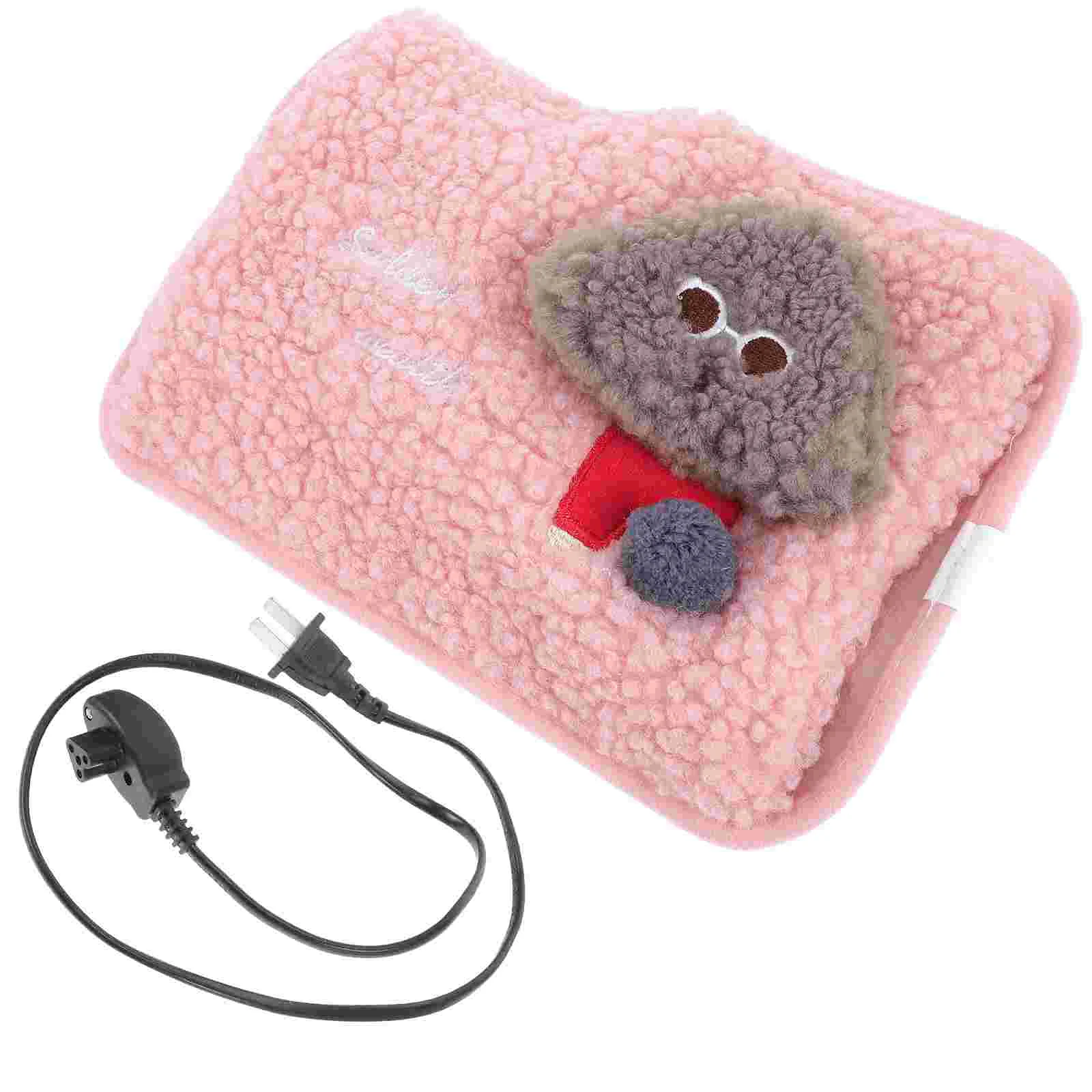 

Water Hot Bottle Bag Warm Warmer Rubber Plush Hand Electric Kids Warmersmini Small Cover Cute Portable Pouch Bottles Reusable