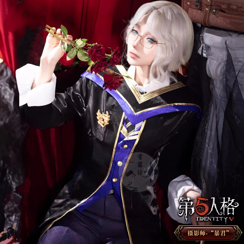 Stock Joseph Desaulniers Косплей Identity V Фотограф Аниме Мужская крутая униформа цвета