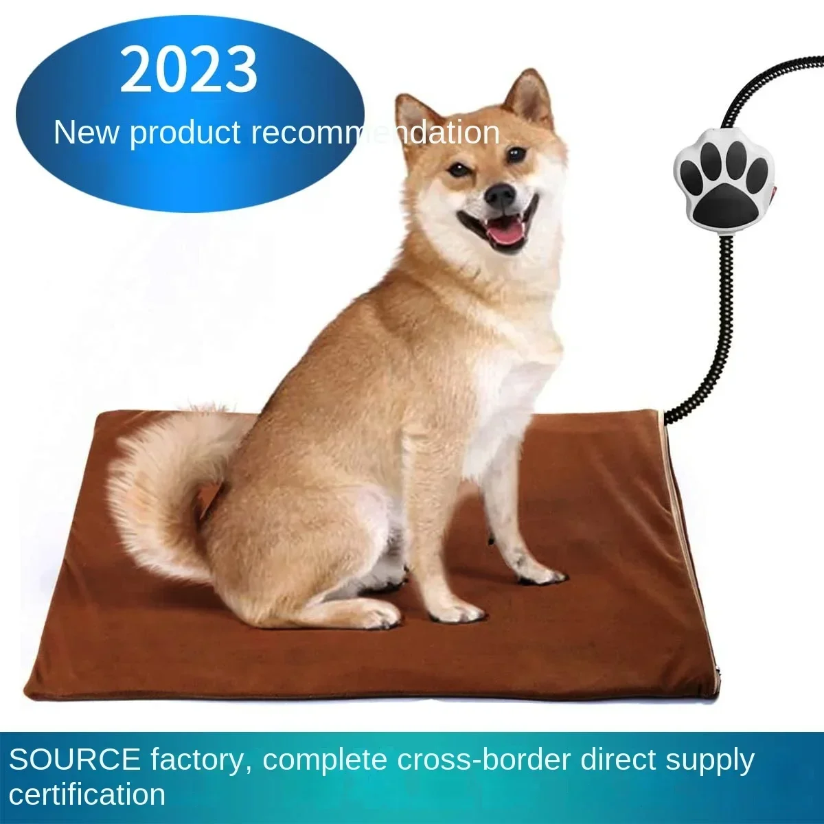 

Warm and Cozy Pet Heating Mat! Waterproof Electric Blanket for Dogs Perfect for Golden Retrievers and Poodles, Includes 2Covers