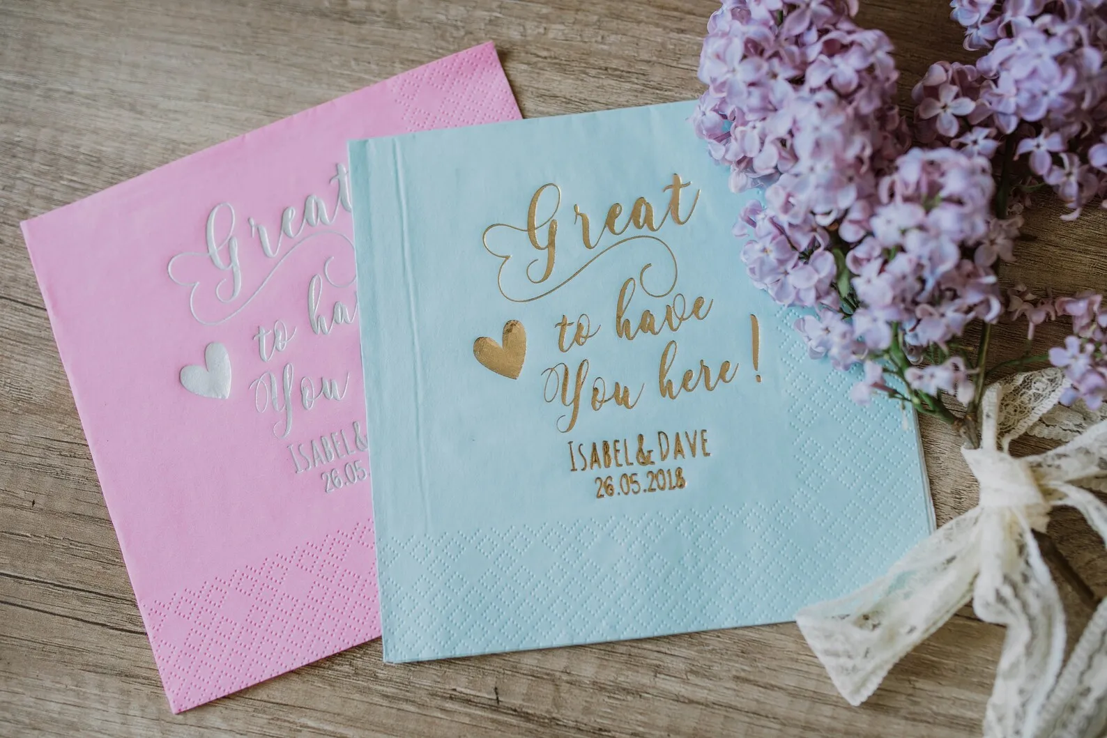 50 Lunch Personalisierte Servietten Hochzeit персонализированные салфетки индивидуальные Buxus tipo du da