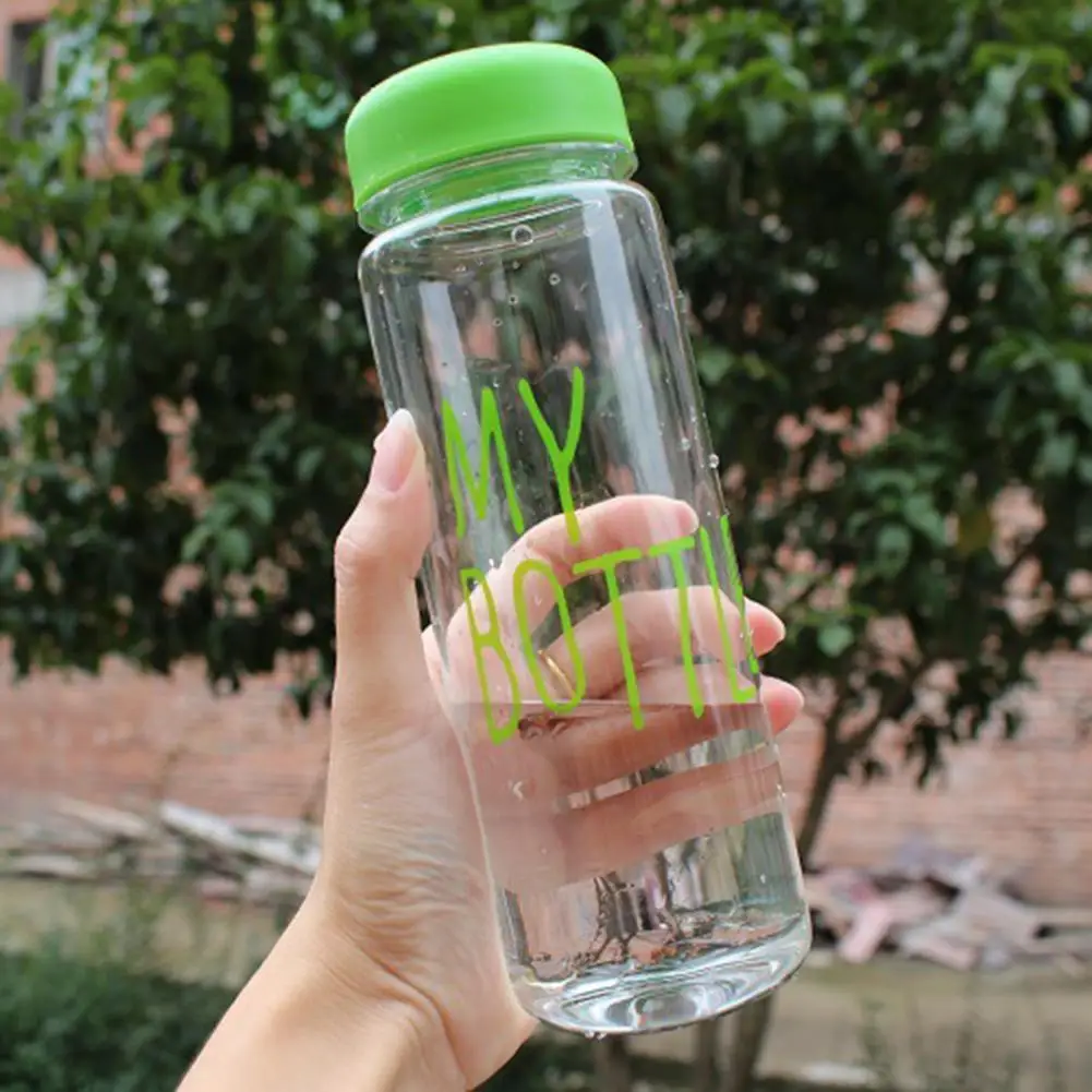 

Lightweight Fashion Leak-proof Anti-slip Transparent Water Cup PC Water Bottle Eye-catching for Home