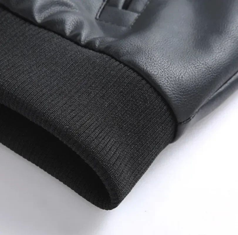 Новый бомбер Ford Mustang Rally с логотипом мужские кожаные куртки осенняя повседневная