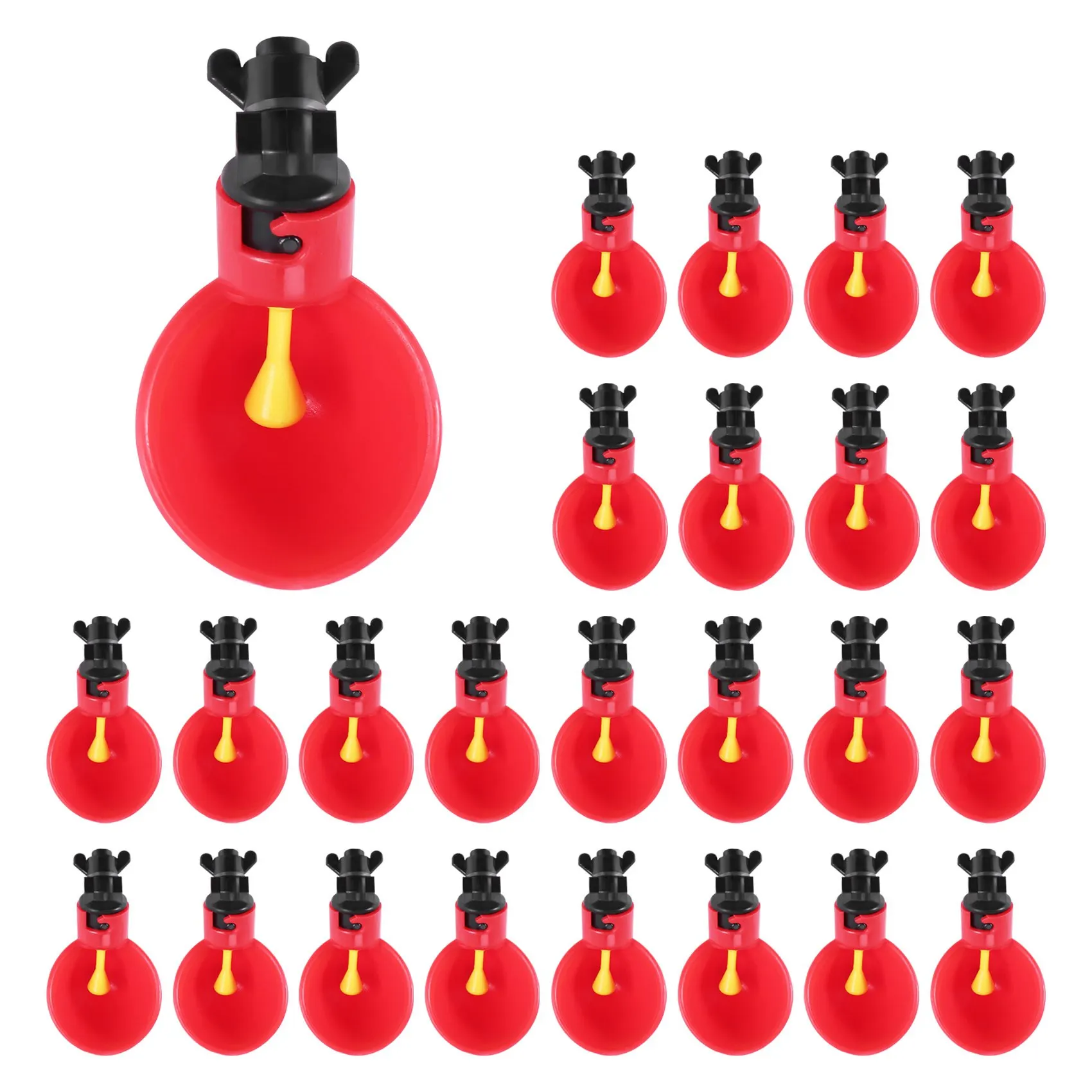 

24 шт., автоматические питьевые стаканы для домашней птицы