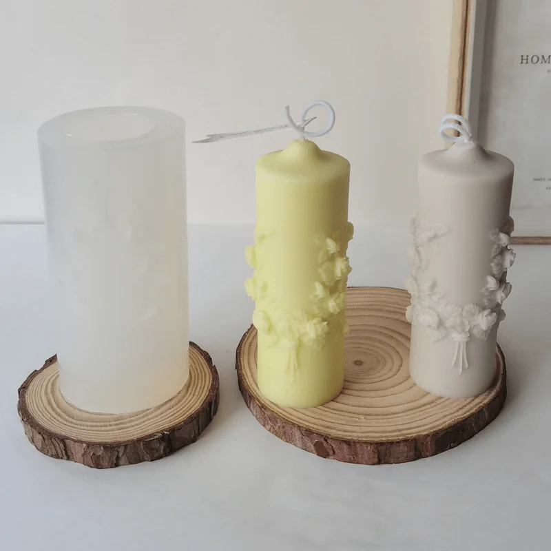 

Силиконовая форма для свечей с 3D тиснением, инструменты ручной работы для рукоделия, товары для домашнего декора «сделай сам», подарок для семейного фестиваля, товары для дома