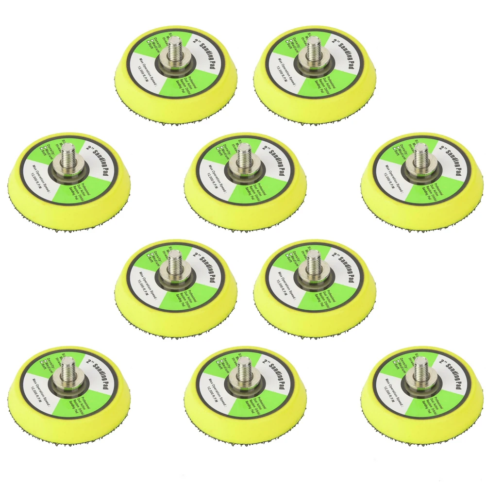 Набор из 10 2-дюймовых шлифовальных полировальных подушечек 12000 об/мин с резьбой M6