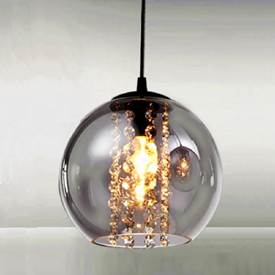 

Светодиодный Современный Креативный стеклянный подвесной светильник LukLoy в скандинавском стиле, стеклянная лампа для кухни, гостиной, спальни, лофта, освесветильник для одежды
