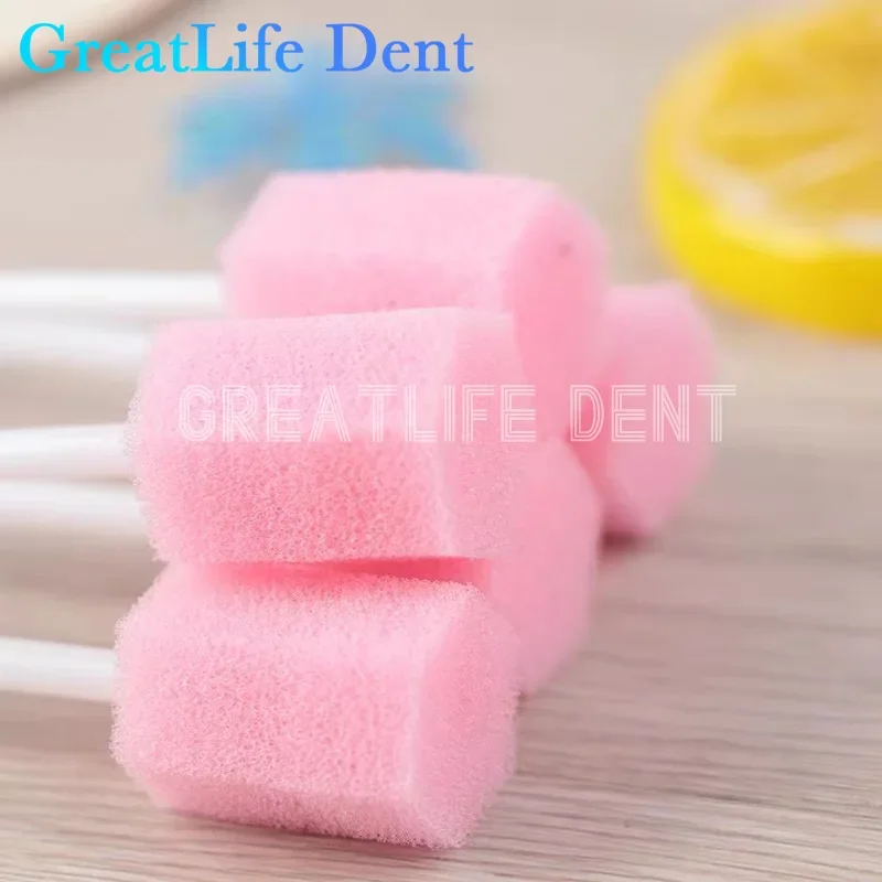 100 шт. Одноразовые Губки для чистки зубов