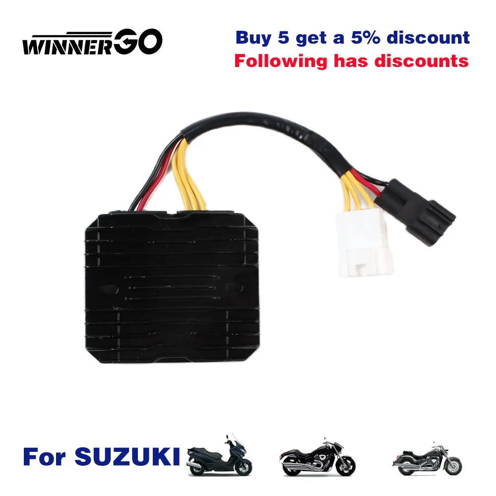

Voltage Regulator Rectifier For Suzuki AN650 Burgman 650 VL1500B Boulevard C90 VLR1800 C109R C1800 M90 32800-10G10 32800-10G20