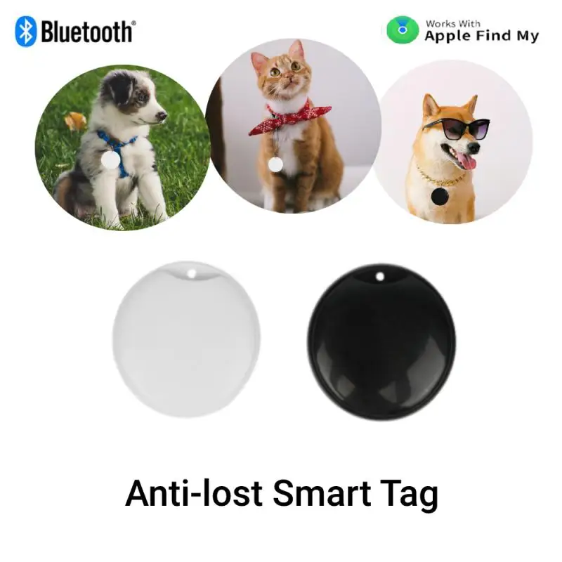 

Portable Bluetooth Anti-lost Smart Tag GPS Bi-Directional Alarm Tracker Wallet Pet Child Key Finder Locator For Apple Find My