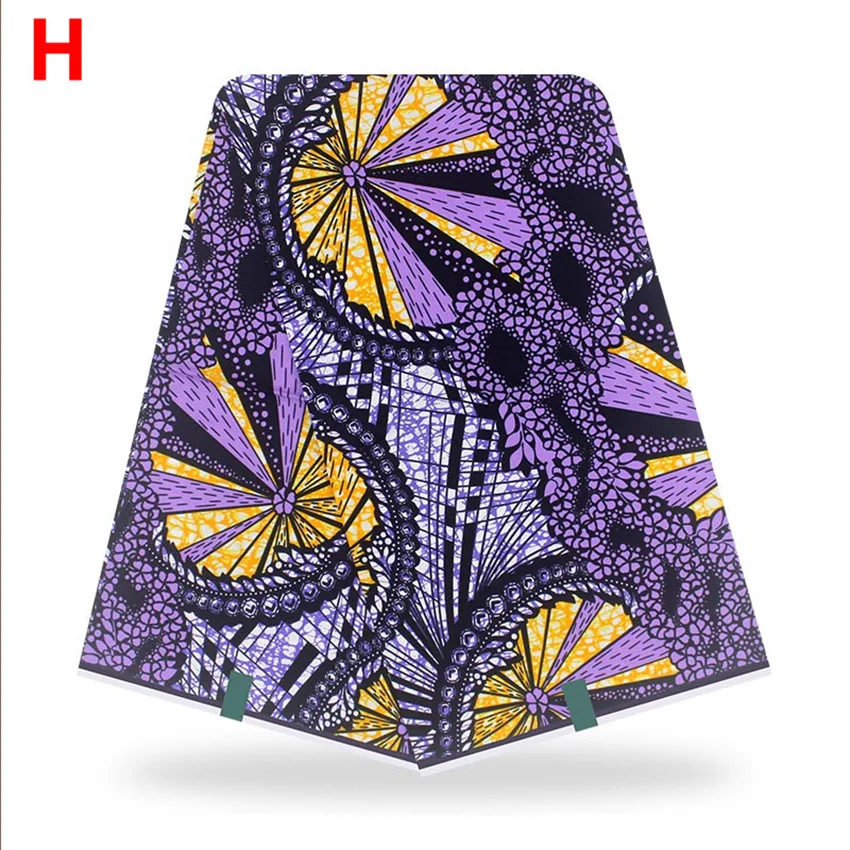 

Special Offer Ankara African Wax Fabric Cotton Breathable Printed Fabric For Party Dress H210427
